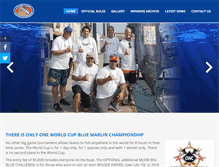 Tablet Screenshot of bluemarlinworldcup.com